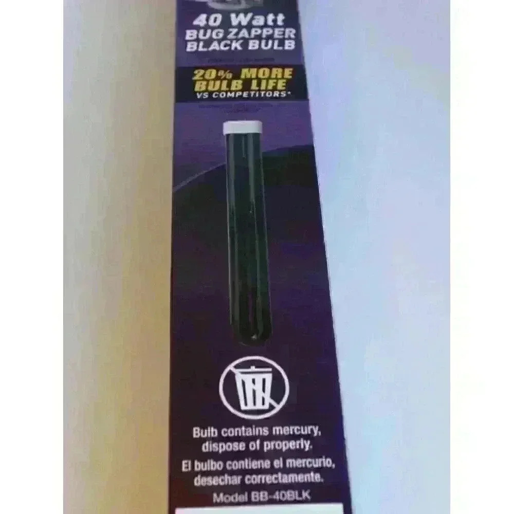 Black Flag Bug Zapper BB-40BLK 40W Replacement Bulb - Black‎ New in Box - Picture 10 of 11